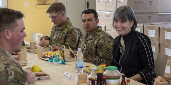 Congress Members visit 3ID Soldiers at Granfenwoehr Training Area