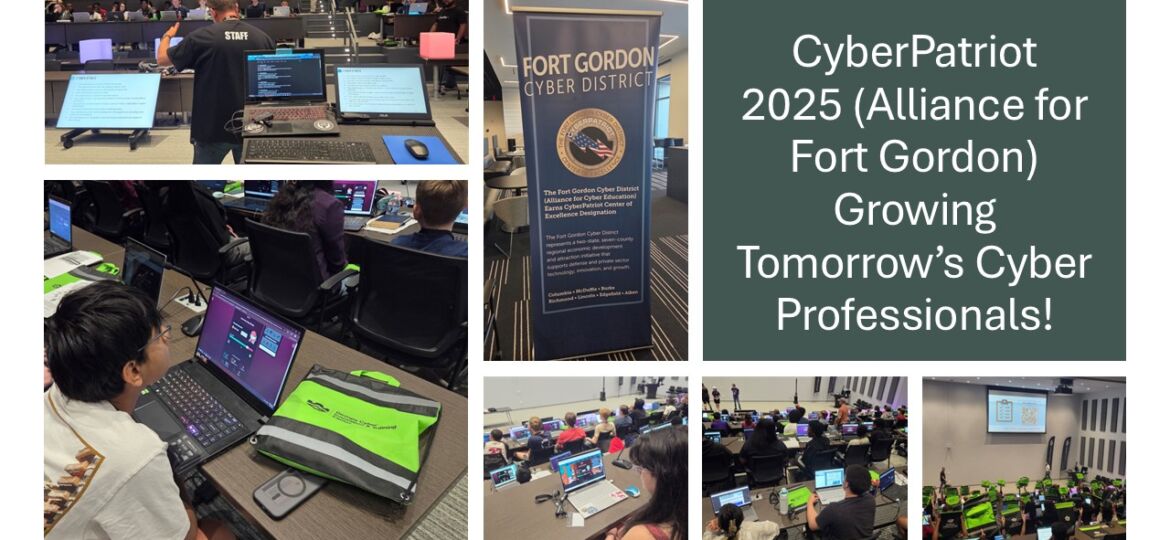 CyberPatriot 2025- Alliance for Fort Gordon day 1