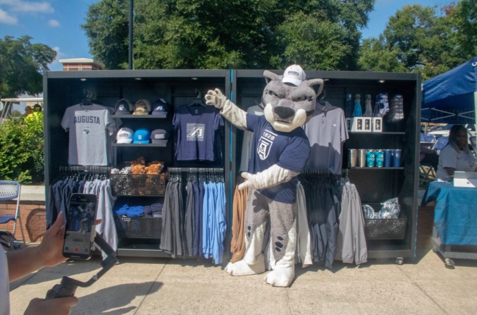 Student-led mobile merch units boost learning, spirit and visibility at AU