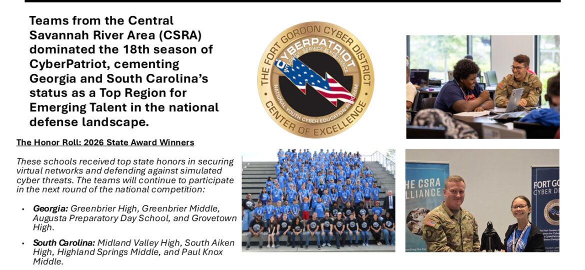 Teams from the Central Savannah River Area (