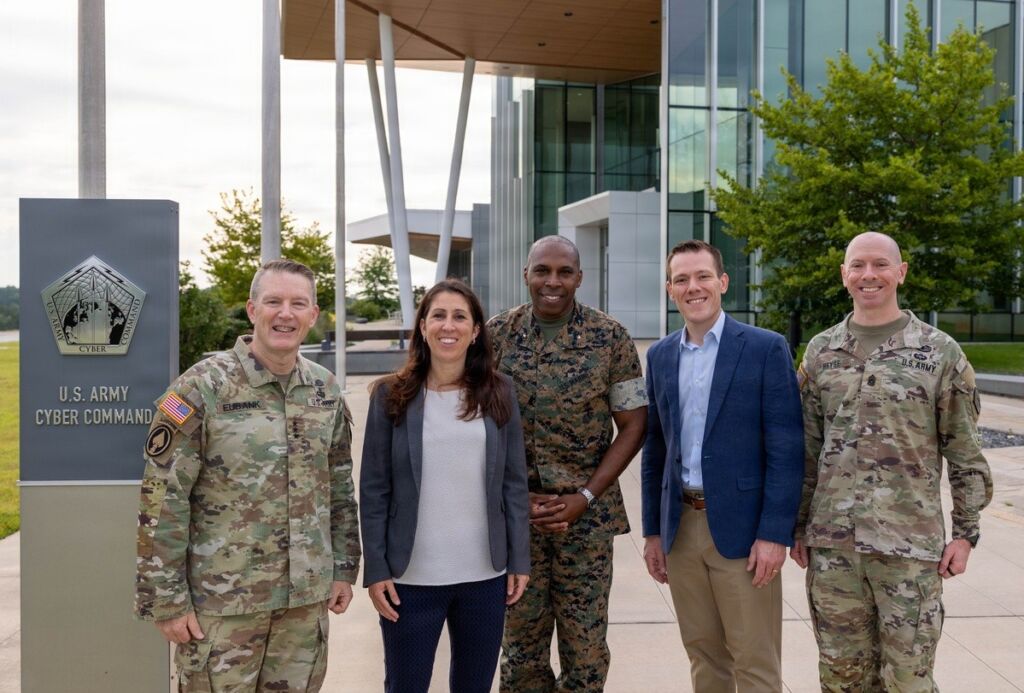 Honorable Sutton and Pugh Engage with Army Cyber Leaders and Soldiers at Fort Gordon